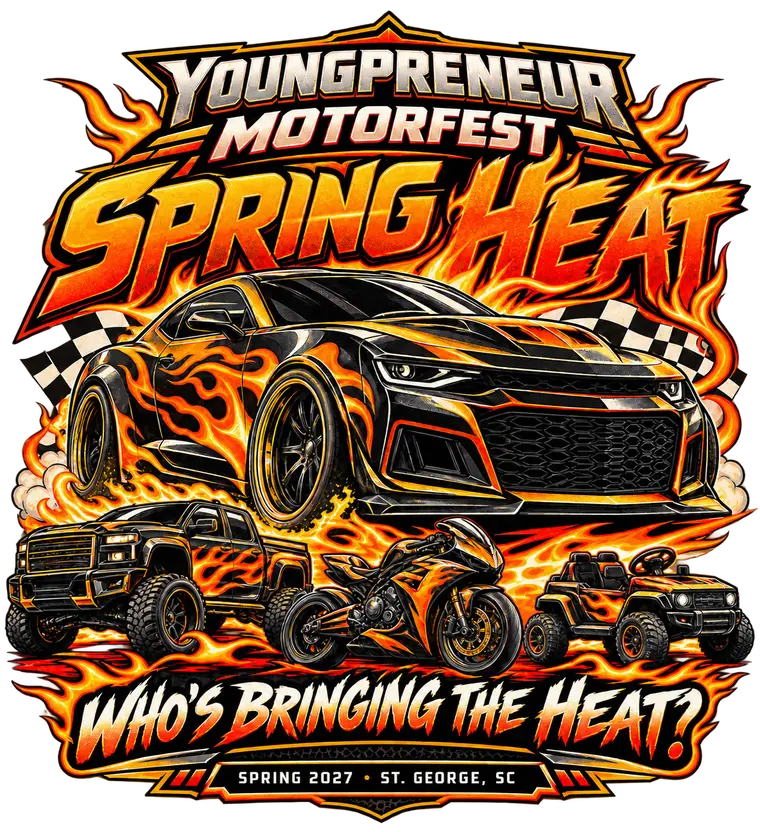 Youngpreneur MotorFest: Spring Heat artwork